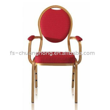 Rolling Back Hotel cadeiras com grossos braços (YC-D101)