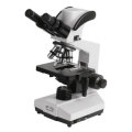 Microscópio biológico binocular para uso em laboratório