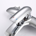 Polished Round Bath Shower Mixer Tap