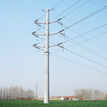 12M Hot Dip Street Galvanized transmission Pole