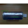Tube en aluminium poli poli de 3 pouces avec perle Longueur 300 mm Tuyau universel pour aspirateur d&#39;air