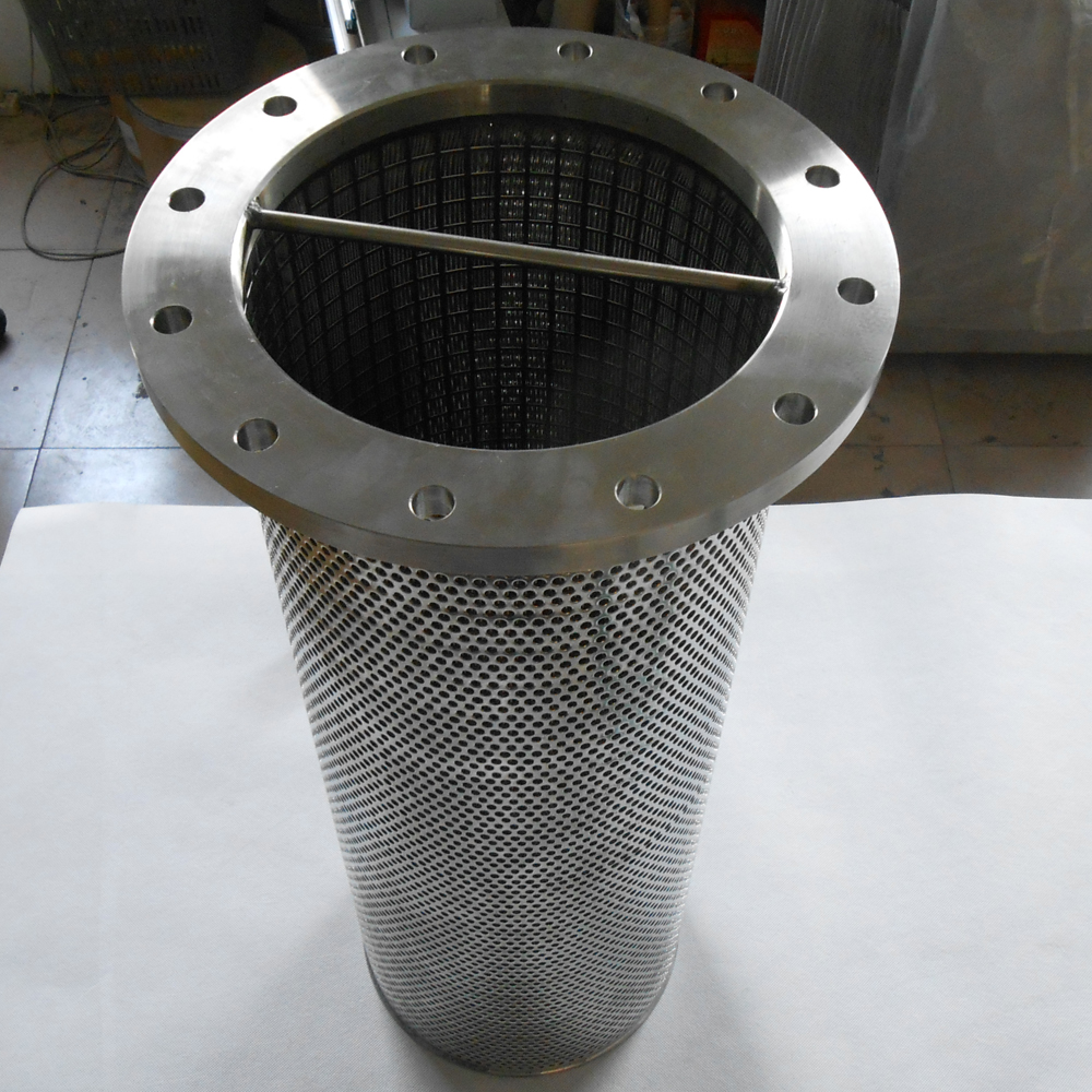 stainless steel welded basket filter