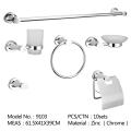 2020 New Bathroom Set 3 Pieces Brushed Gold Brass Hardware Accessories Sets Towel Bar Towel Holder Soap Dish