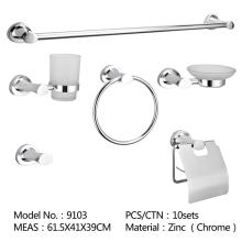 2020 New Bathroom Set 3-teilig gebürstet Gold Messing Hardware Zubehör Sets Handtuchhalter Handtuchhalter Seifenschale