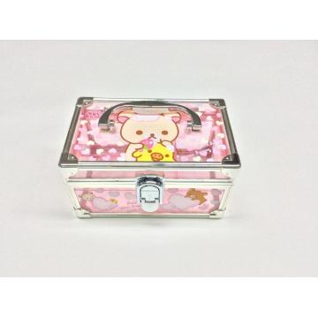 Plastic jewelry storage box