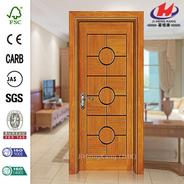 PVC Laminate Kitchen Cabinet Double Interior Doors