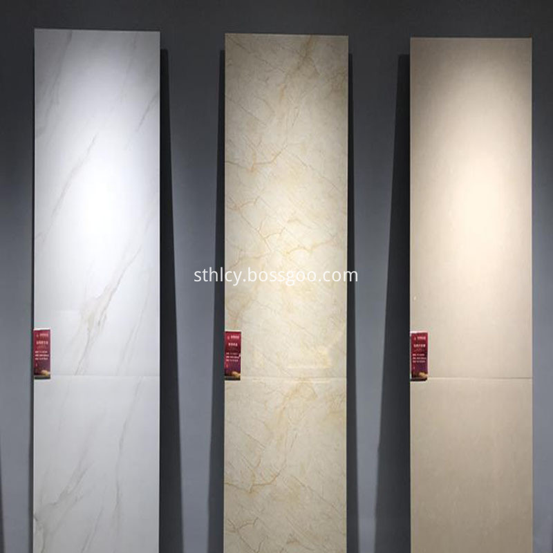 Natural Marble Tile Effect Laminate Flooring