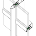 Aluminum extrusion profile curtain wall, glazing