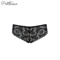 Women bralette lingerie set black bra and panty