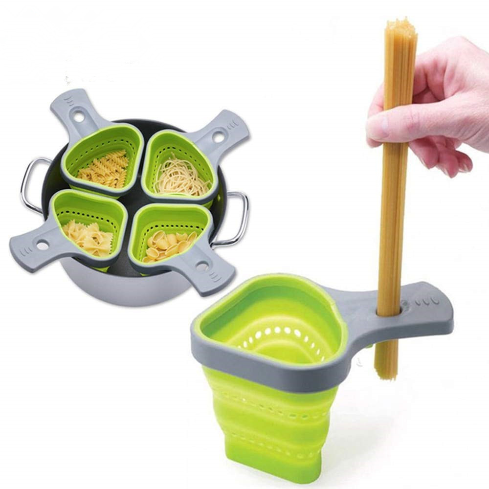 collapsible pasta strainer