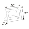 Proyector LED negro de alta potencia 300W LEDER