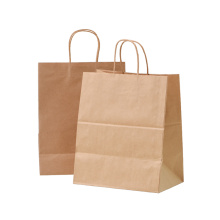 Bolsa de embalaje biodegradable Personalice su logotipo Bolsa de papel de compras