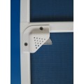 Hinged frame door with anti mosquito net screen