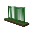 W Pale Galvanized Steel Palisade Fence Prices