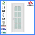 *JHK-G19 Glass Doors For Cold Rooms French Fire Doors Solid White Interior Doors