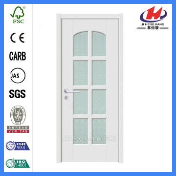 *JHK-G19 Glass Doors For Cold Rooms French Fire Doors Solid White Interior Doors