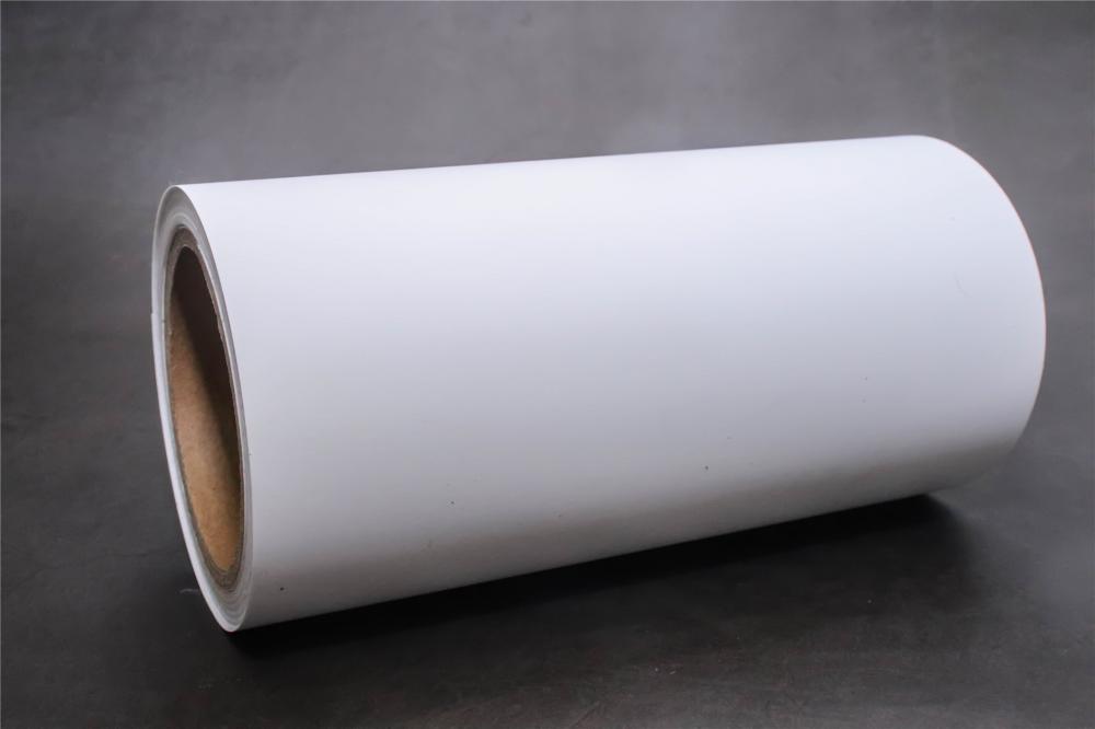 Self Adhesive Cast Coated Paper with white glassine