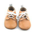 Chaussures Oxford pour bébé en cuir véritable de qualité supérieure