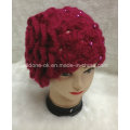 Новый дизайн моды ручной крючком трикотажные Lady Hat Beanie