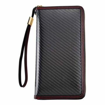 Carbon fiber commercial men wallet