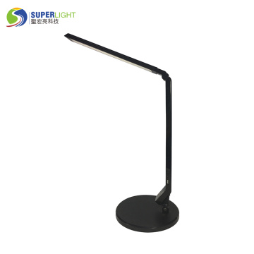 Black Dimmable LED Table Lamp 4 Lighting Modes 5-Level Dimmer With Touch-Sensitive Control Panel