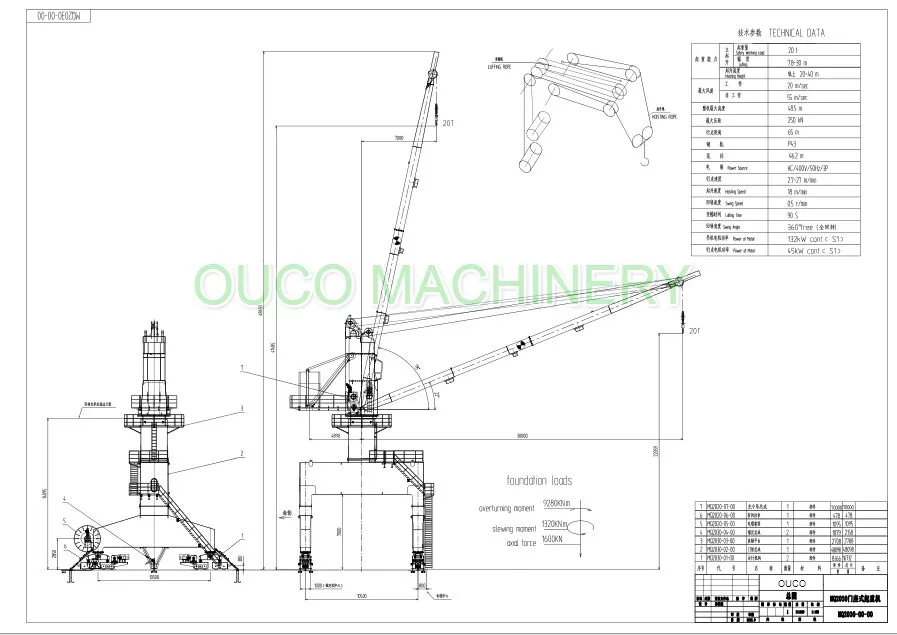 Port Crane Drawing