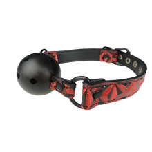 New Pattern Fashion PU Ball Gag Bdsm Bondage Adult Sex Toy Hot Sex Position Mouth Ball Gag