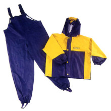 Yj-6089 Waterproof Bibs Rain Pants Kids Rain Jackets Coats Suit