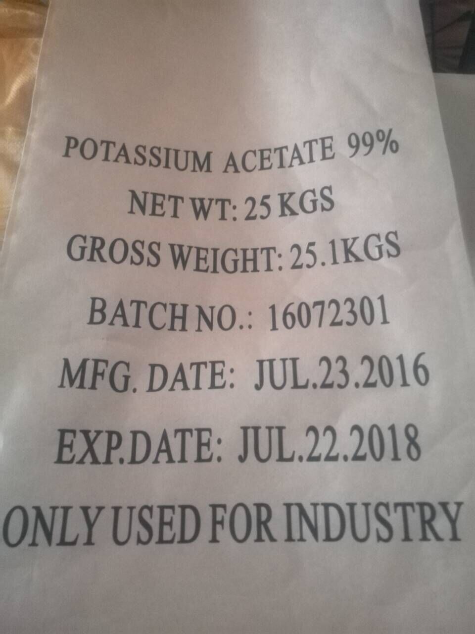 potassium acetate