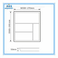 Bandejas de plástico de calidad para mueble de 300 mm.