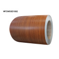 Wood pattern prepainted steel coil