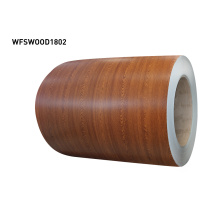 Wood pattern prepainted steel coil