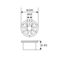 LEDER Fishing Pool used 18W LED Fountain Light