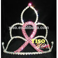 crystal ribbon queen trhinestone birthday rhinestone bridal tiara