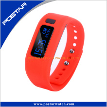 Monitor de ritmo cardíaco Pedometer Smart Phone reloj de pulsera Teléfono móvil banda de silicona