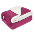 Custom Double Layer Sherpa Fleece Blanket