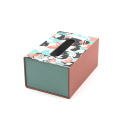 Customized tissue box cardboard slide gift box packaging
