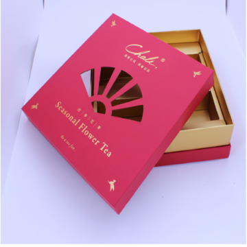 Customized Luxury Red Corrugated Cardboard Paper Gift Box