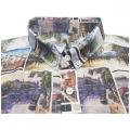 Men Casual Silk Cotton Photo Digital Print Shirt