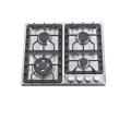 Cast Iron Pan Supporter Built in Gas Cooker with 4 Burner