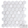 White 3D Glass Mosaic