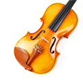 Customized high-quality satin brown hand-painted violin