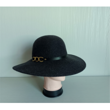 Wide Brim Bowler Wool Felt Floppy Casual Hats