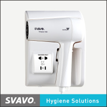 Svavo 1300W High Quality Hotel Sèche-cheveux à la salle de bains avec douche rasoir