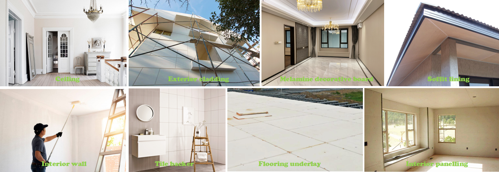 Wet Area mgo panel, Tile Backer Board,floor overlay MgO Cement Board