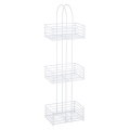 rose gold steel metal wire corner storage rack