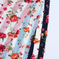 Custom Floral Printed Bubble Crepe Chiffon Fabric