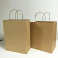 Gift Paper Bag With Green Hot Stamping