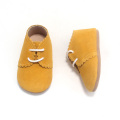 Wholesale Yellow Lacework Toddler Saddle Baby Oxford Shoes