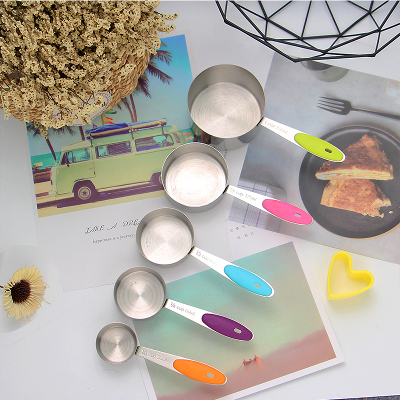 Stainless steel coffee measuring spoon set 